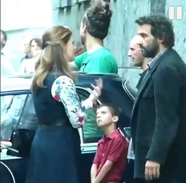 Flavio sul Set della Fiction La classe degli asini