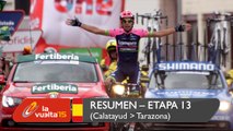 Resumen - Etapa 13 (Calatayud / Tarazona) - La Vuelta a España 2015