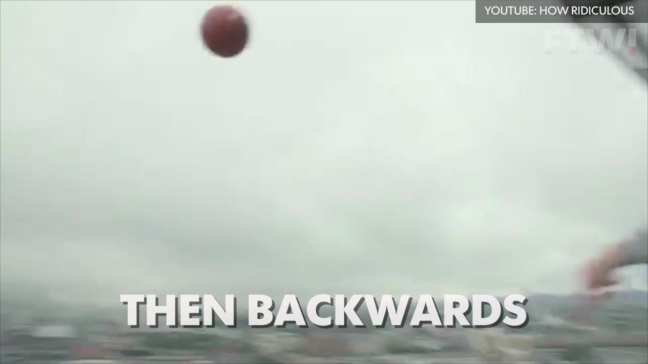 World highest backwards shot