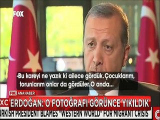 Cumhurbaşkanı Erdoğan 'O Fotoğrafı görünce yıkıldık, insanlık nerede'