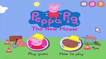 Peppa pig english ||  Peppa Pig Games The New House || Cartoon Game for kids - Animation -