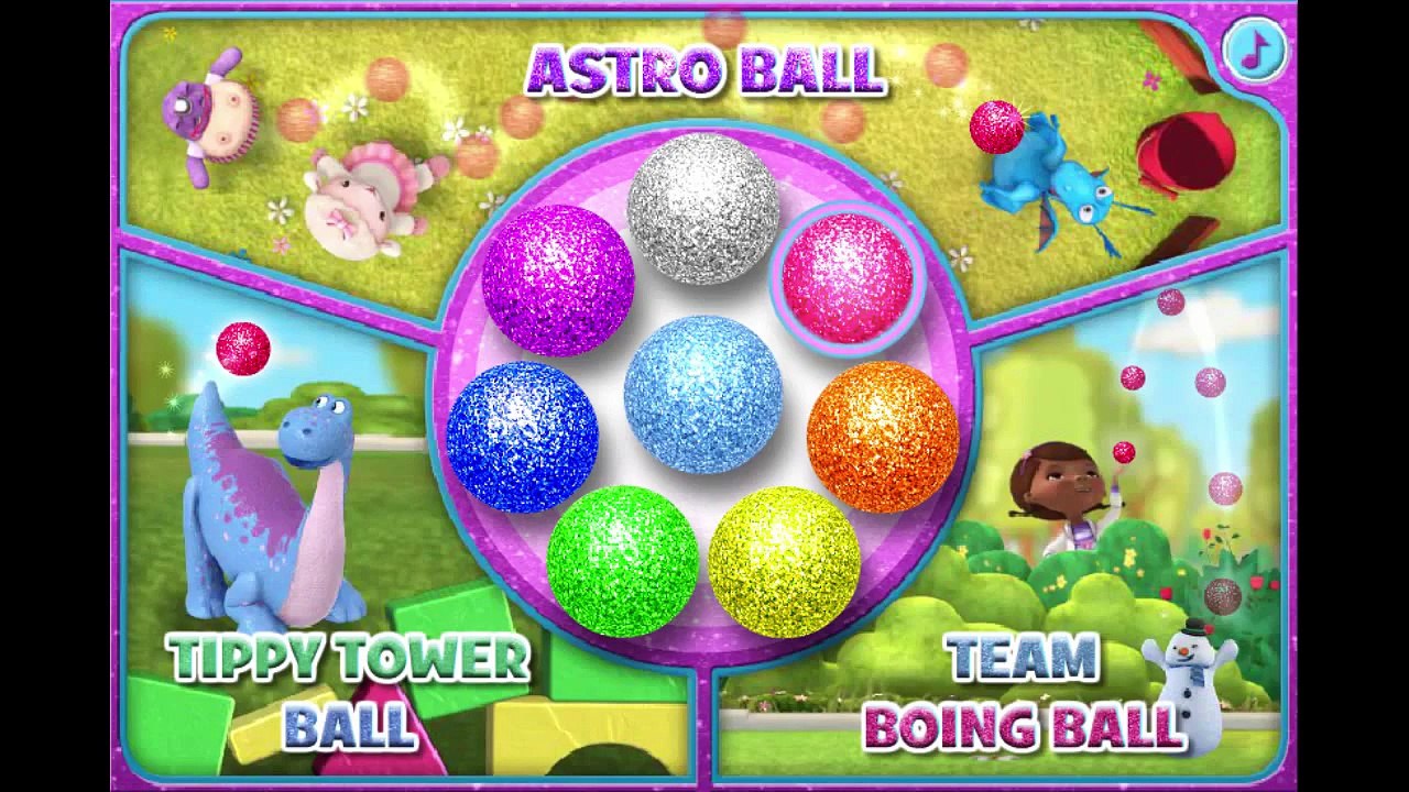 Disney Jr Doc McStuffins Sparkly Ball Sports Cartoon Animation Game Play Walkthrough