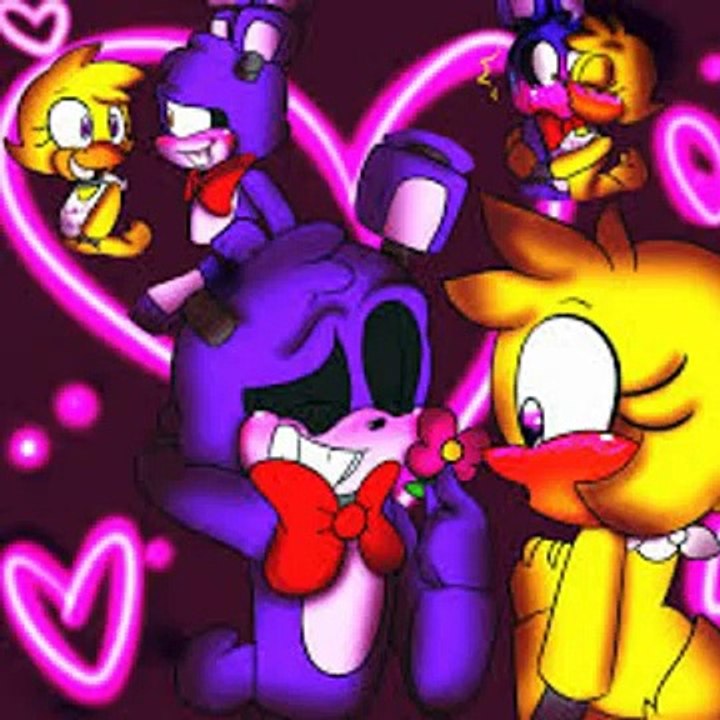 Fnaf bonnie x chica forever chirs brown