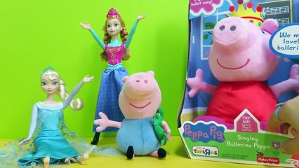 Singing Ballerina Peppa Pig ❤ Peppa's Ballet Bag NEW Nickelodeon Dolls by Fun Toys Collect