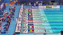 séries 4x100m 4 nages F - ChM 2015 natation (Gastaldello, Bonnet, Wattel, Santamans)