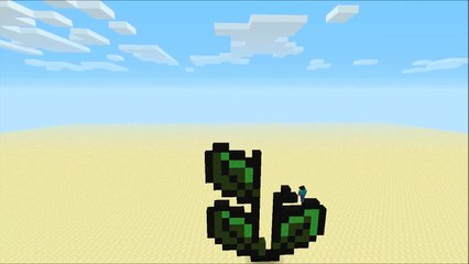 Minecraft - Piranha plantes (Mario) (Pixel Art)