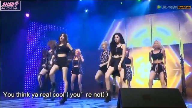 150831 [HD] SNSD-You Think+Lion Heart @ Tencent K-Pop Live Music