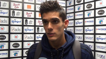 François Bellugou après EAG-LORIENT (1-1)
