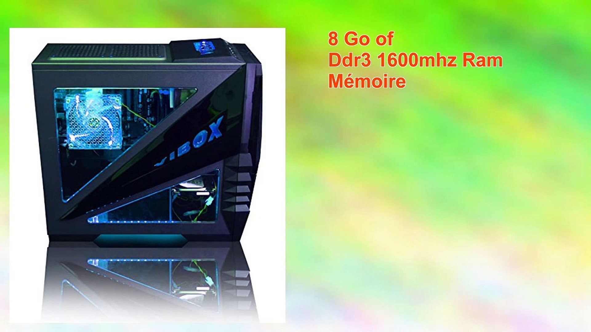 Vibox Advance Paquet 8 Gamer Gaming Pc Ordinateur