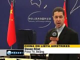 China slams US led airstrike on Libya