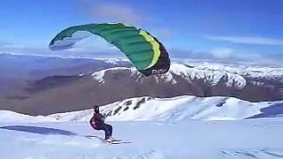 Speed Riding Cardrona Ski Field Back Bowls - Ozone bullet