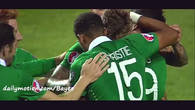 Goal Shane Long - Gibraltar 0-4 Ireland - 04-09-2015 Euro Qualification