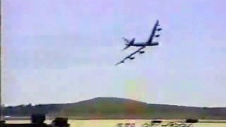 B-52 Bomber Crash Fire Ball Crash !!!!