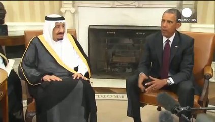 Iran and Yemen top agenda as Saudi king meets Obama