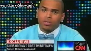 Chris Brown Exclusive interview @ Larry King Live PART 2 *** NEW Improved video quality !!!