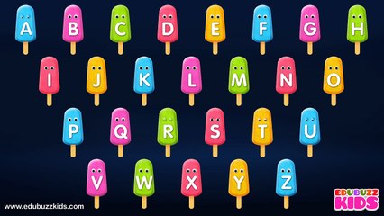 Learn ABC's with Alphabet Ice Cream Popsicles Song   ABC Songs for Children