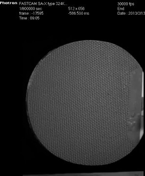 Supersonic Ping Pong Ball Going Through Paddle