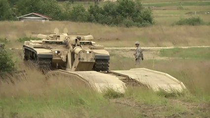The Most Powerful Bridge in Action US M60 Bridge Tank with M1 Abrams & Bradley AFV
