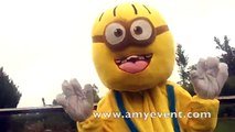 US Cartoon Character Minion Now in Chandigarh on Hire for Birthday & Kids Party | Amy Events