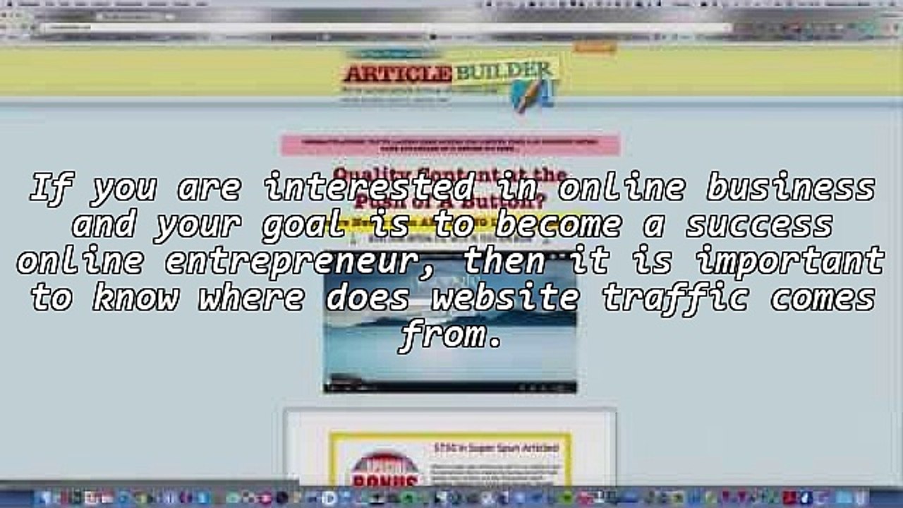 Where Does Your Website Traffic Come From?