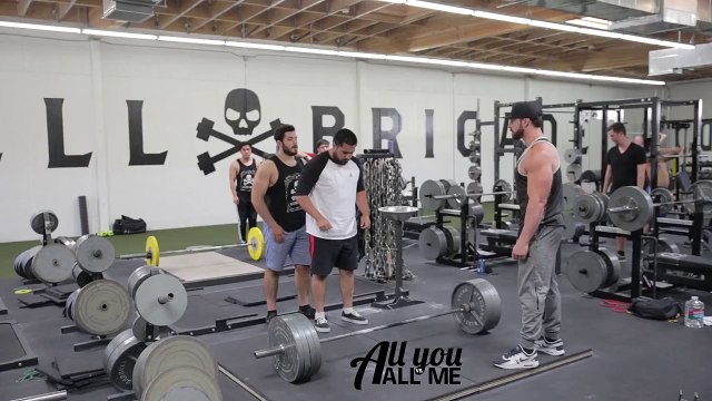 Embarrassing Moment Bro Preparing To Deadlift Gets Knocked Out By His Hype Man