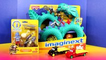 Disney Pixar Cars Batcar McQueen & Robin Mater Rescue Batman From Imaginext Pirate Sea Dragon Island