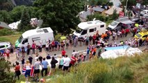 Tour De France - Idiot Gets Tripped Chasing Tejay Van Garderen! Trip Fail