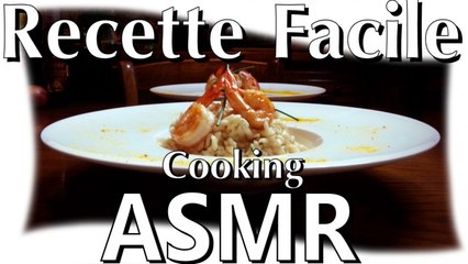 Recette facile Risotto Cooking ASMR french binaural (français, kitchen atmosphere, ambiance cuisine)