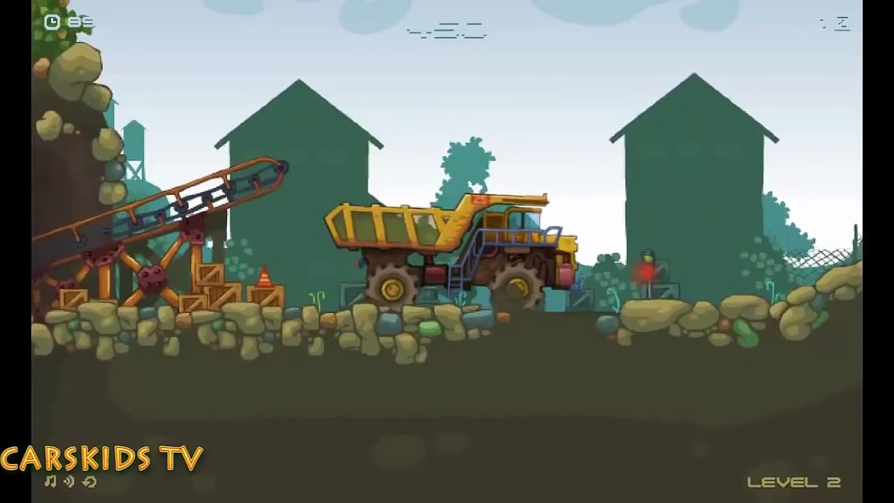 DUMP TRUCK  MONSTER TRUCK for kids  Cartoons  Toys  Trucks for children