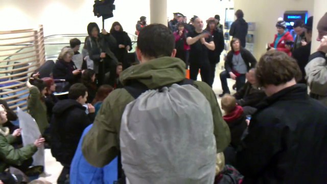 UK Uncut/Bank Bail In | Barclays Bank Tottenham Court Road | 19Feb2011