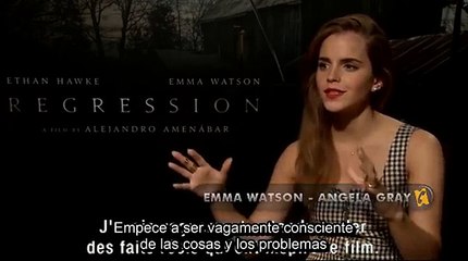 Entrevista a Emma Watson sobre Regresion en Madrid - subtitulado español