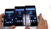 Sony Xperia Z5, Z5 Compact silver vs Z5 Premium   Russian preview