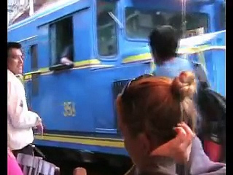 Train in Aguas Calientes - Machu Picchu - Peru