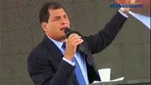 Discurso del Presidente Correa en la inauguración del Colegio Réplica Mejía