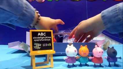 Peppa Pig School Time Fun Playset Learn ABC With Peppa Pig Toys