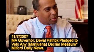 MA Governor Deval Patrick Has More Important Things To Do!