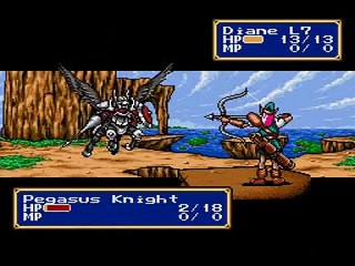 Shining Force Video Walkthrough Part 33 - Battle 3-3 (Laser Eye) Part 2