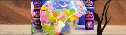 Play Doh Peppa Pig Cupcake Dough Playset Toys Playdough Cake Desert Juguetes de Plastilina