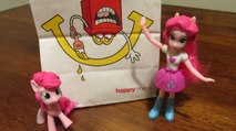 MLP Pinkie Pie My Little Pony and Equestria Girls Happy Meal Toy Review by Hasbro