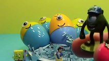 Minions plastic eggs with surprise toys openи Minions oeufs en plastique avec des jouets