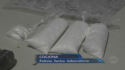 Polícia fecha laboratório de refino de cocaína em Belo Horizonte