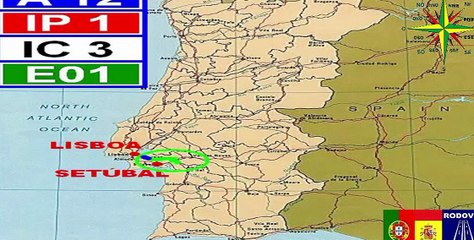 A 12 - IP 1 Auto-Estrada Sul do Tejo , Área Pinhal Novo , Distrito de Setúbal / Highways in Lisboa [Full Episode]