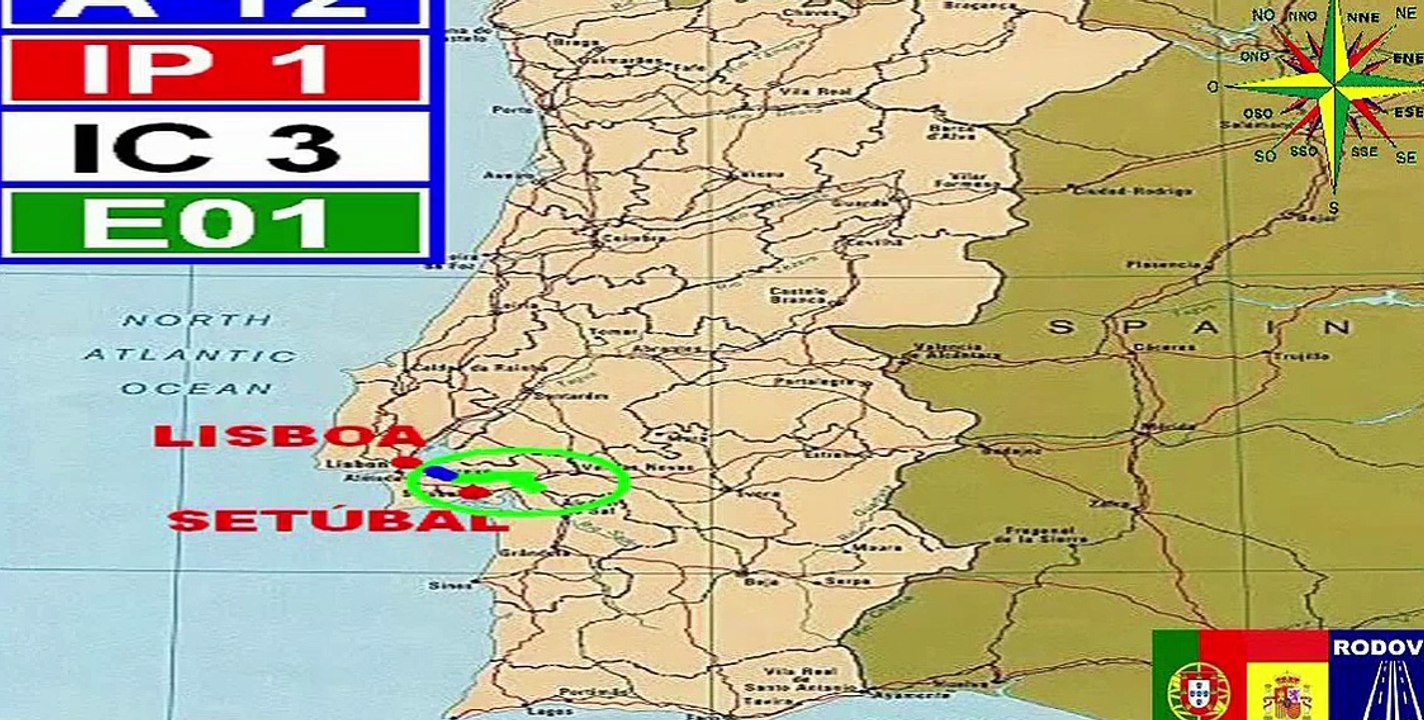 A 12 - IP 1 Auto-Estrada Sul do Tejo , Área Pinhal Novo , Distrito de Setúbal / Highways in Lisboa [Full Episode]