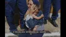 Crise dos refugiados na Europa tem cenas dramáticas