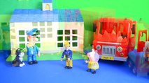 Fireman Sam  Peppa Pig Play-doh Postman pat Van Fire Fire Engine  Story WOW