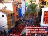 La Tomatina Festival  The Spain's Annual Tomato Fight (Saucy Scenes)