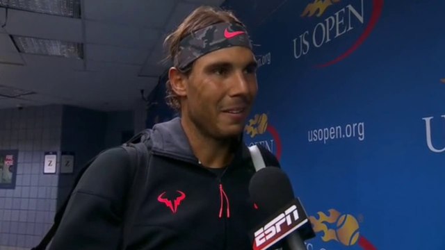 Rafael Nadal Pre-match Interview / R3 USO 2015