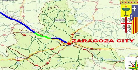 AP-68 Autopista del Ebro , Zona Alagón - Gallur , Zaragoza / Highways in Spain [Full Episode]