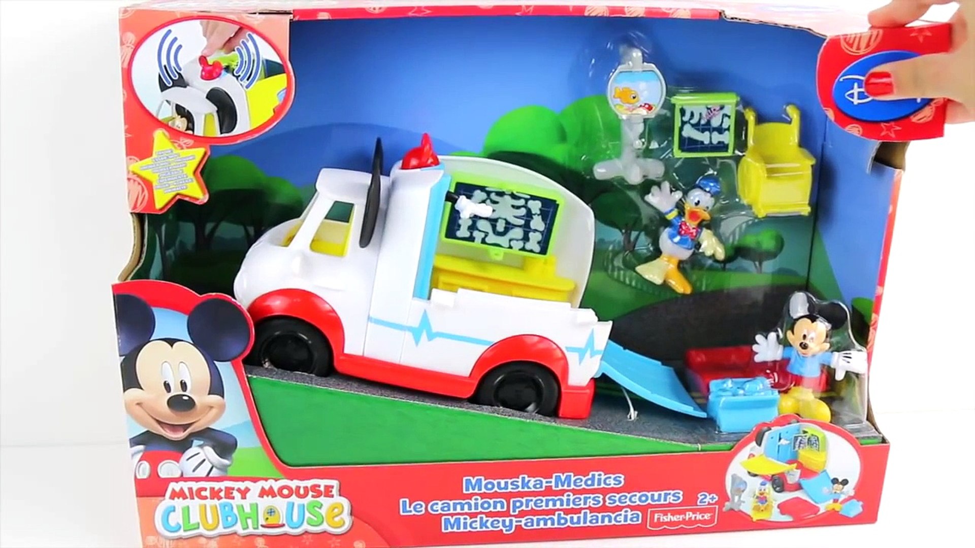 DISNEY MICKEY MOUSE CLUBHOUSE SAVE THE DAY DONALD'S AMBULANCE *NEW*