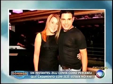 domingo show Zilu abre o jogo e fala sobre traição de Zezé di Camargo 08 06 2014 mircmirc